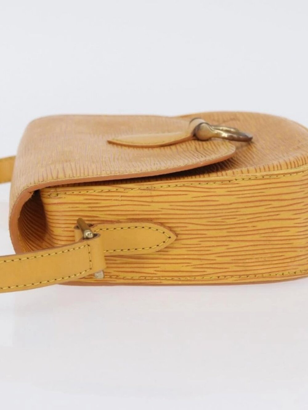 LOUIS VUITTON Epi Saint Cloud PM Shoulder Bag Yellow M52219 LV Auth LNZ331 - Picture 6 of 16